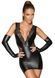 Сукня з мокрим ефектом Noir Handmade F212 Powerwetlook and lace minidress, XXL SX0079 фото 1