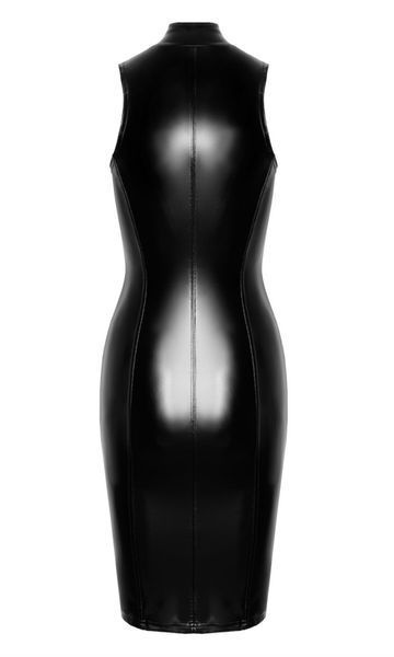 Сукня Noir Handmade F337 Powerwetlook midi dress - XXL SX2051 фото