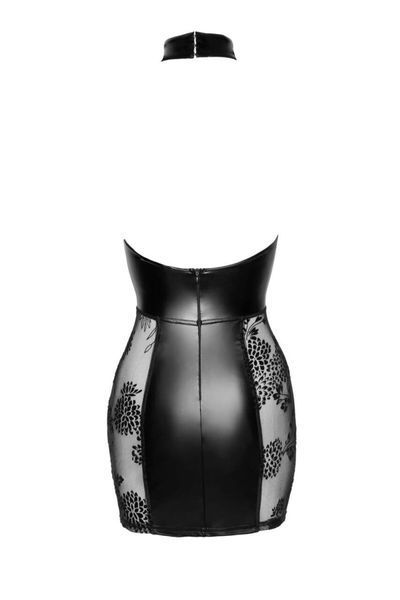Сукня Noir Handmade F238 Short tulle dress with powerwetlook inserts, XL SX0130 фото