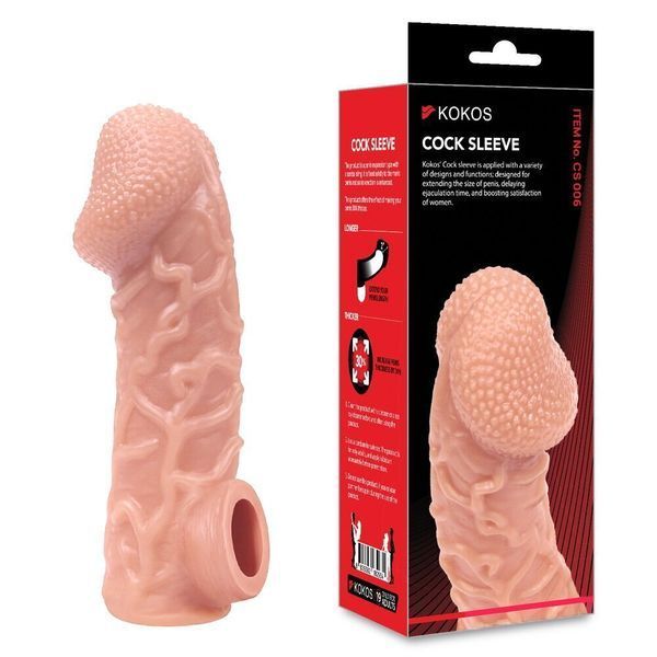 Насадка на член Kokos Cock Sleeve CS 006 S (м'яте паковання!!!) SX4617-R фото