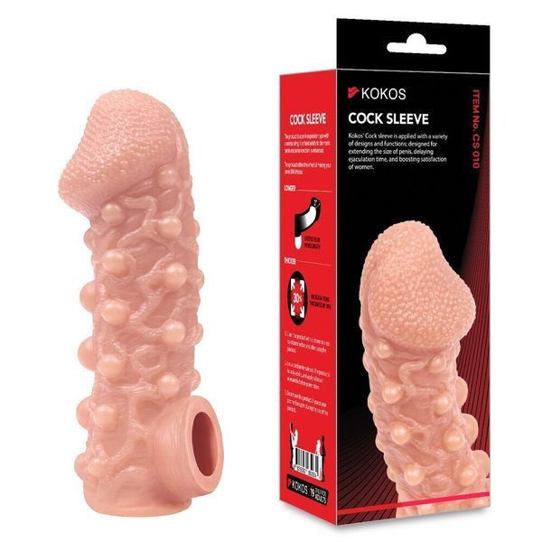 Насадка на член Kokos Cock Sleeve CS 010 S (м'яте паковання!!!) SX4621-R фото