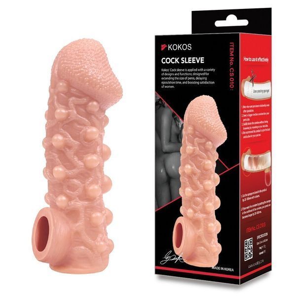 Насадка на член Kokos Cock Sleeve CS 010 S (м'яте паковання!!!) SX4621-R фото
