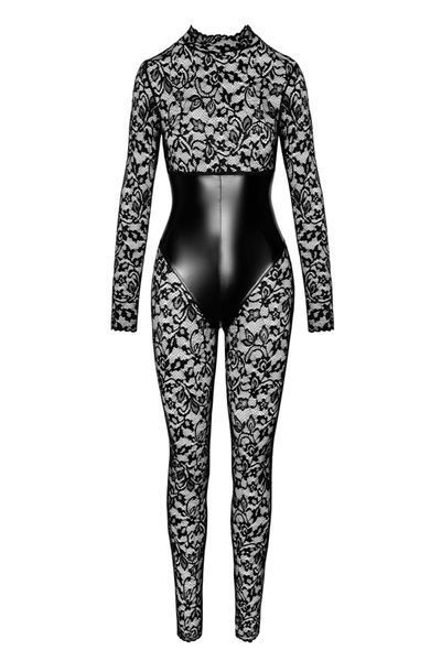 Комбінезон Noir Handmade F299 Enigma, 3XL, мереживо, довгий рукав, імітація корсета, доступ SX0236 фото