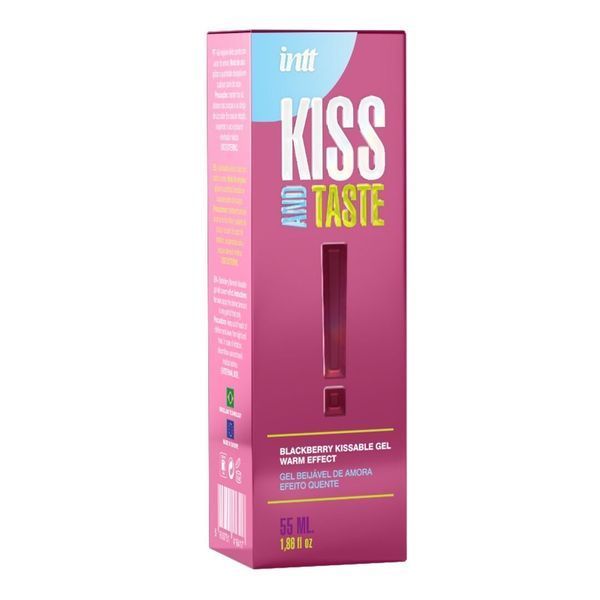 Масажний гель Intt KISS AND TASTE! (55 мл) зі смаком ожини SX2660 фото