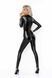Комбінезон з мокрим ефектом Noir Handmade F293 Powerwetlook catsuit with front zipper, 3XL SX0194 фото 3