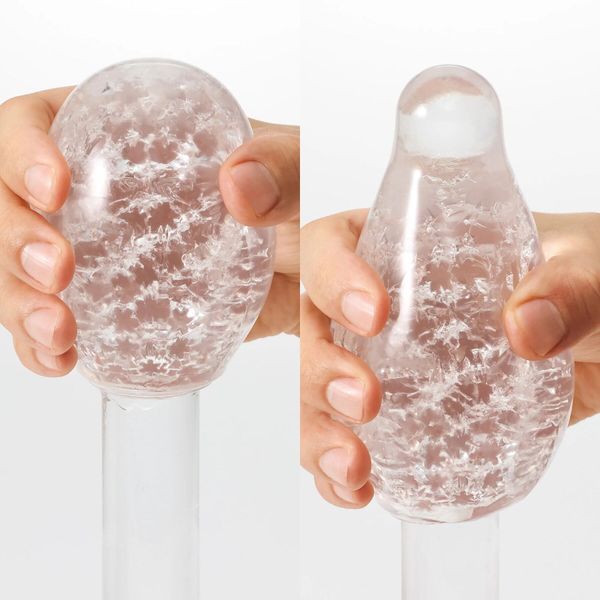 Мастурбатор Tenga Geo Coral Clear, новий матеріал, об&rsquo;ємні зірки SX5128 фото