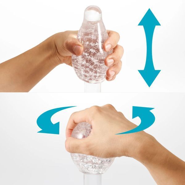 Мастурбатор Tenga Geo Coral Clear, новий матеріал, об&rsquo;ємні зірки SX5128 фото