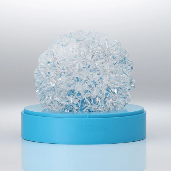 Мастурбатор Tenga Geo Coral Clear, новий матеріал, об&rsquo;ємні зірки SX5128 фото