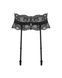 Пояс для панчіх Obsessive Nutris garter belt, M/L, мереживний, з довгими пажами SX1173 фото 1