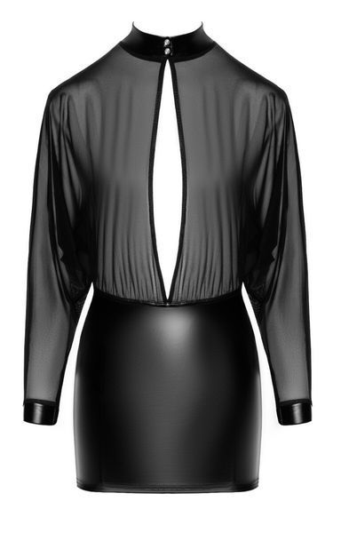 Сукня Noir Handmade F348 Powerwetlook and tulle dress - 5XL SX2096 фото