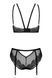 Комплект Obsessive Allastia 2-pcs set black S/M, регульовані бретелі, багаторівнева застібка SX2577 фото 3