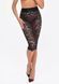 Спідниця Noir Handmade F302 Ambivalence, XXL, black, мереживо, довжина за коліна, шнурівка ззаду SX0253 фото 1