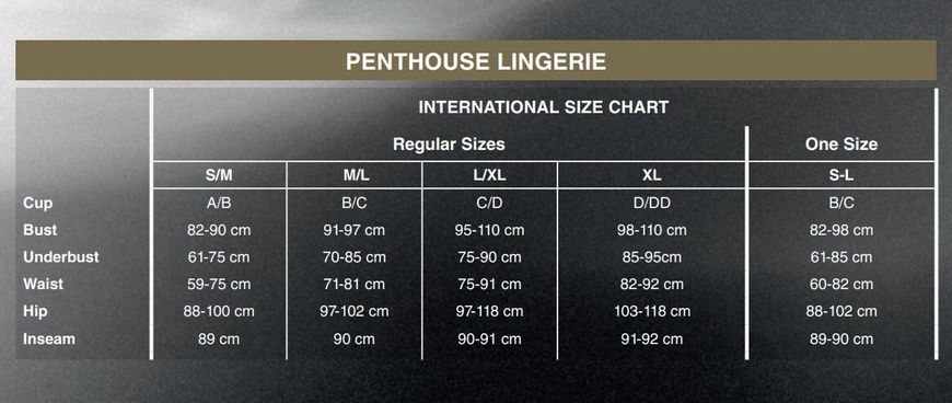 Бебі-дол з ажурним бралетом та високим розрізом Penthouse - Sweet Beast Rose M/L SO4334 фото