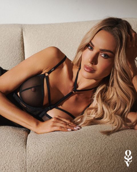 Бебі-дол Obsessive Arrowel Black chemise S/M, з декоративним чокером та гартерами SX2581 фото