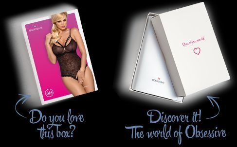 Мереживне боді з доступом Obsessive 818-TED-1 teddy XS/S, чорне SO9020 фото