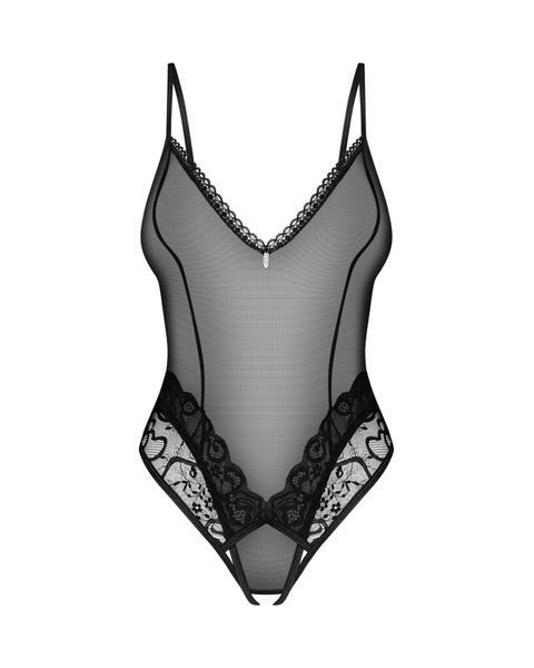 Боді Obsessive Blomentis crotchless teddy M/L SX1027 фото