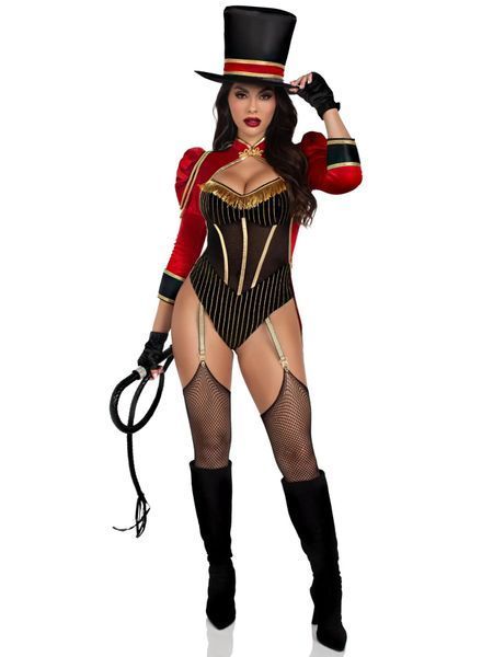 Костюм циркачки Leg Avenue Ravishing Ringmaster Bodysuit M SX2786 фото