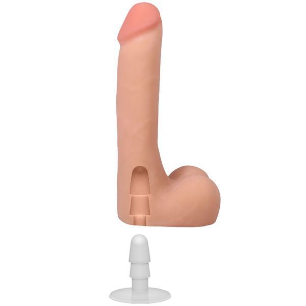 Фалоімітатор Doc Johnson The Realistic Cock ULTRASKYN - 9 Inch with Balls Vanilla SX4449 фото