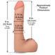 Фалоімітатор Doc Johnson The Realistic Cock ULTRASKYN - 9 Inch with Balls Vanilla SX4449 фото 5
