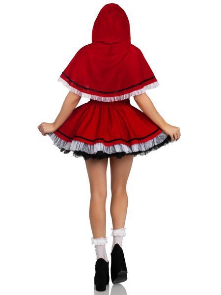 Костюм Червоної Шапочки Leg Avenue Flirty Miss Red Top and Skirt M SX2782 фото
