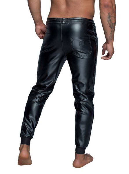 Чоловічі трегінси Noir Handmade H063 Powerwetlook treggings, L, мокрий ефект SX0117 фото