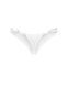 Трусики-стрінги з мереживом Obsessive Arrowel White crotchless thong 2XL/3XL SX2593 фото 2