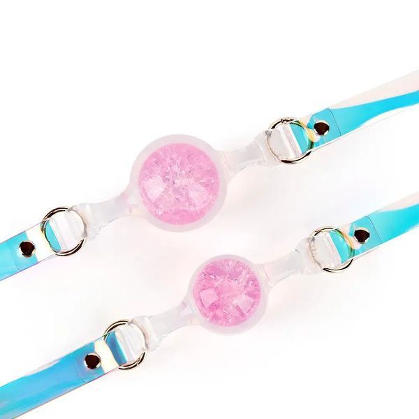 Кляп Liebe Seele Crystal Ball Gag - Pink (Small Ball) SX4852 фото