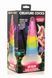 Фентезійний фалоімітатор Creature Cocks Luminescent Rainbow Silicone Dildo SX2222 фото 4