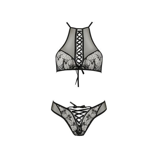 Еротичний комплект Passion AZALIA SET L/XL, black SO4137 фото